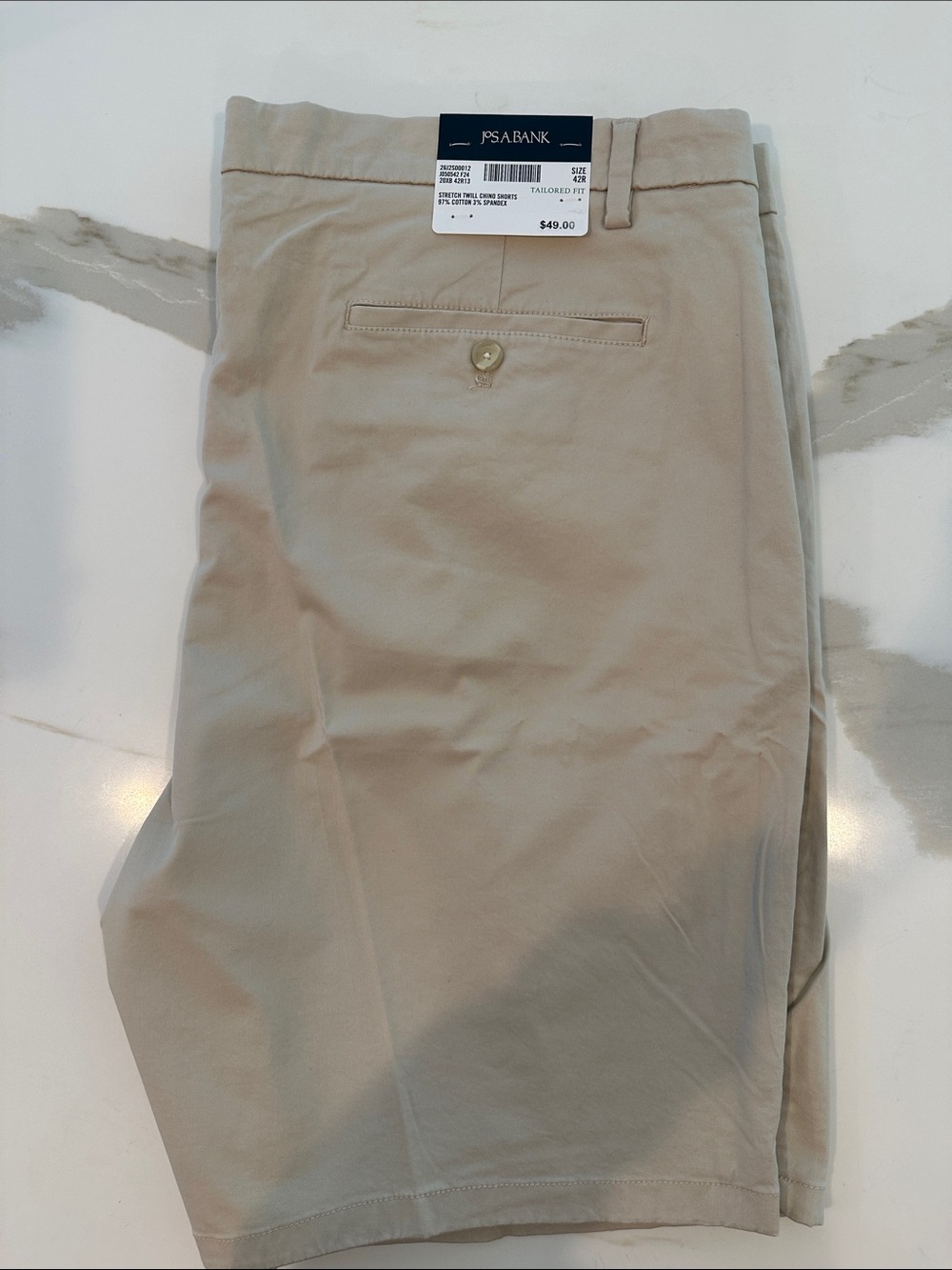 NWT Jos. A. Bank Men's Khaki Tailored Fit Pants